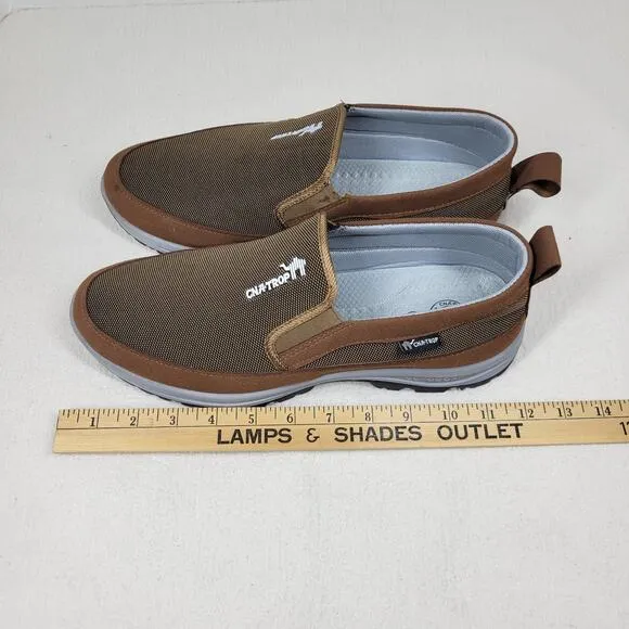 CNA Trop Shoes Mens Sz 14 Brown Slip On Comfort Shoe Nurse Hospital Grandpa Dad