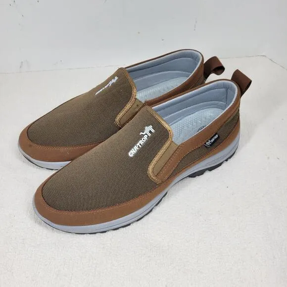 CNA Trop Shoes Mens Sz 14 Brown Slip On Comfort Shoe Nurse Hospital Grandpa Dad
