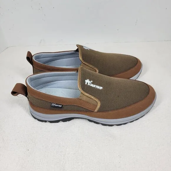 CNA Trop Shoes Mens Sz 14 Brown Slip On Comfort Shoe Nurse Hospital Grandpa Dad
