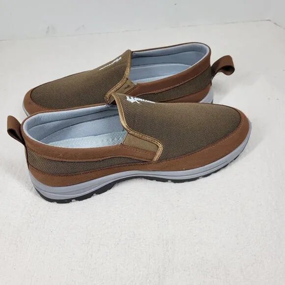 CNA Trop Shoes Mens Sz 14 Brown Slip On Comfort Shoe Nurse Hospital Grandpa Dad