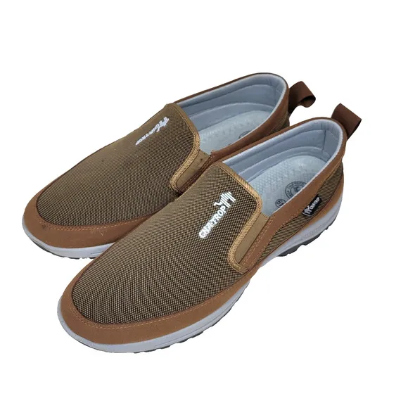 CNA Trop Shoes Mens Sz 14 Brown Slip On Comfort Shoe Nurse Hospital Grandpa Dad