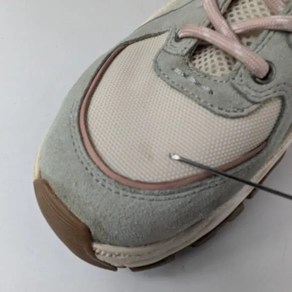 Coach Womens Sz 9B Sneakers Hiker High Top C265 Outdoors Light Grey Pink G4317