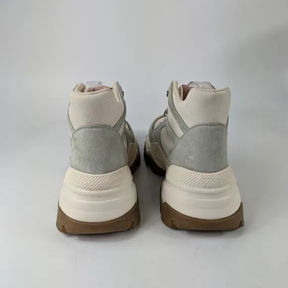Coach Womens Sz 9B Sneakers Hiker High Top C265 Outdoors Light Grey Pink G4317
