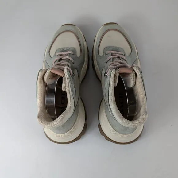 Coach Womens Sz 9B Sneakers Hiker High Top C265 Outdoors Light Grey Pink G4317