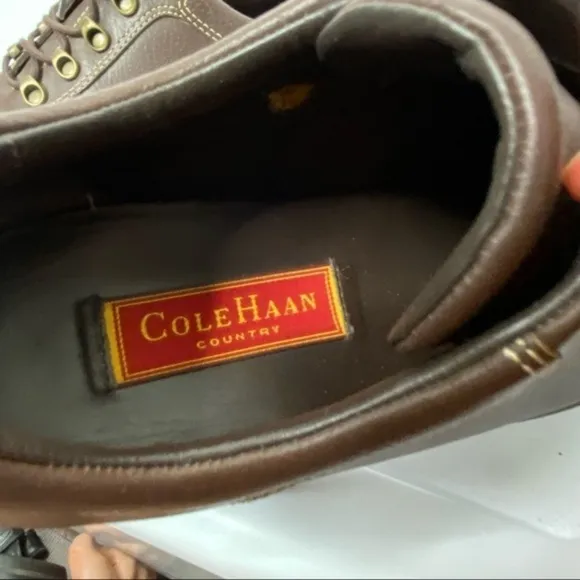 Cole Haan Country Brown Leather Waterproof Boots Size 8.5 B