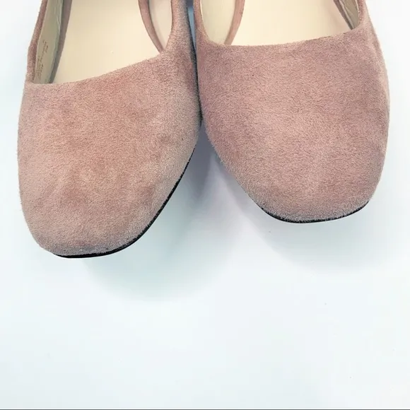 Cole Haan Laree Blush Suede Block Heel Pump 9C
