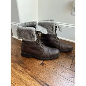Cole Haan‎ Leather Waterproof Boots Men Size 11.5 M Brown 161 C05155 H6 Boot