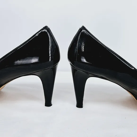 Cole Haan Margo Patent Leather Platform Pump in Black Size 8.5