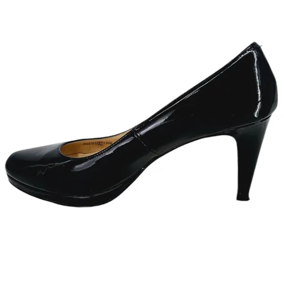 Cole Haan Margo Patent Leather Platform Pump in Black Size 8.5