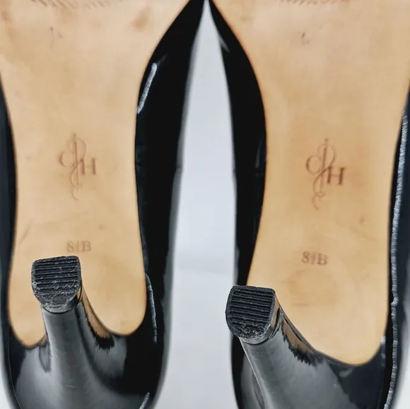 Cole Haan Margo Patent Leather Platform Pump in Black Size 8.5