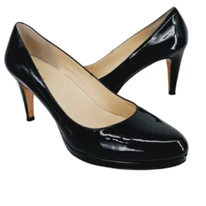 Cole Haan Margo Patent Leather Platform Pump in Black Size 8.5