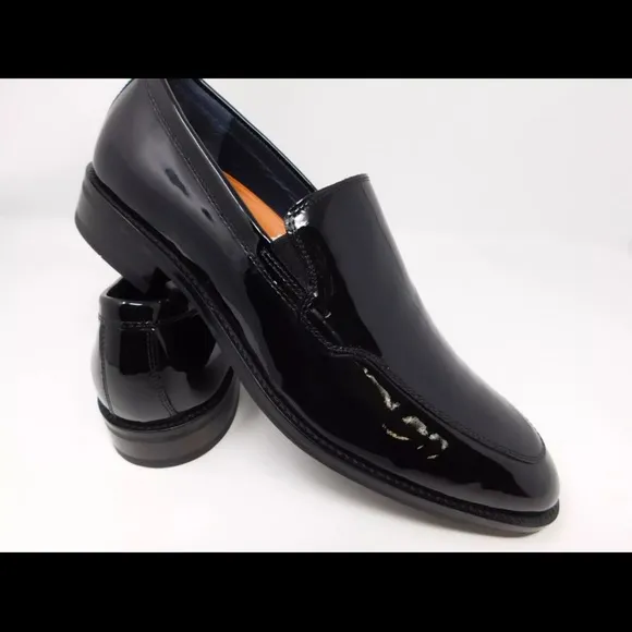 Cole Haan Men's Size 7.5 Loafer Shoes Lenox Hill Venetian Black Leather C32176