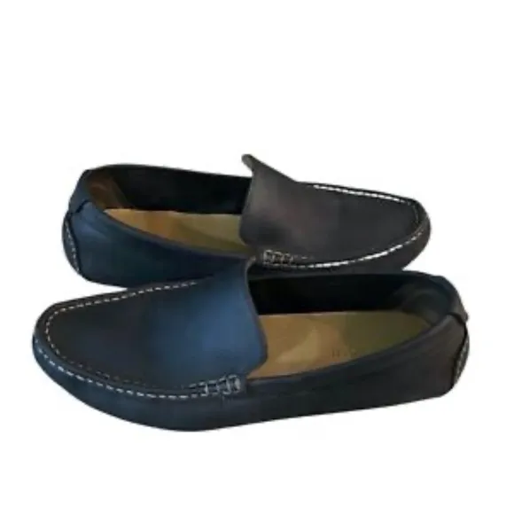Cole Haan Mens Slip On Black‎ Leather Shoes Size 8.5 Casual
