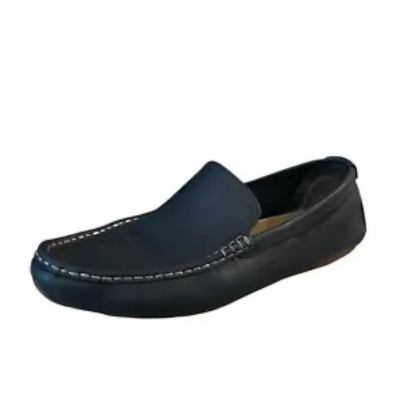 Cole Haan Mens Slip On Black‎ Leather Shoes Size 8.5 Casual