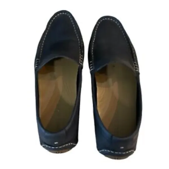 Cole Haan Mens Slip On Black‎ Leather Shoes Size 8.5 Casual