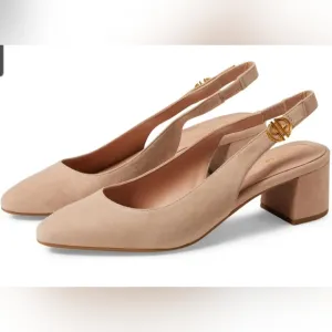 💐Cole Haan The Go To Slingback Pump Brush Suede Size 8.5