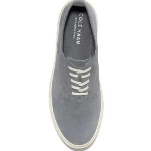 Cole Haan Winslow Plain Toe Sneaker, Grey Suede, Size 8.5 Mens Shoes MSRP $160