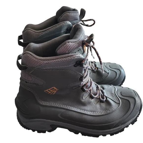 Columbia Men's Techlite Bugaboot Water Proof Boots Gray Size 14