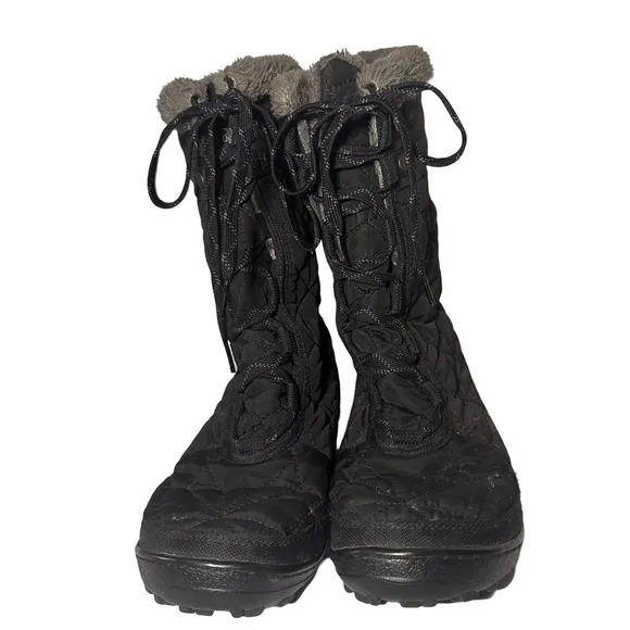 Columbia Minx Mid II Omni-Heat Black Winter Boots