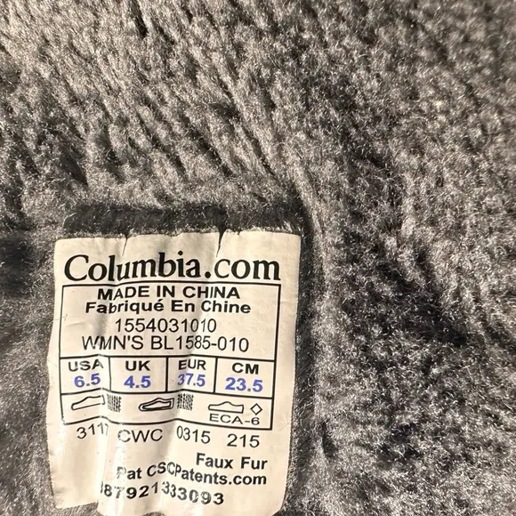 Columbia Minx Mid II Omni-Heat Black Winter Boots