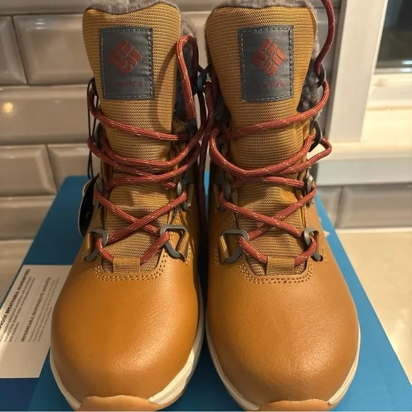 Columbia Moritza Women Size 6 Leather Waterproof 200g Insulated Boots BL4713-286
