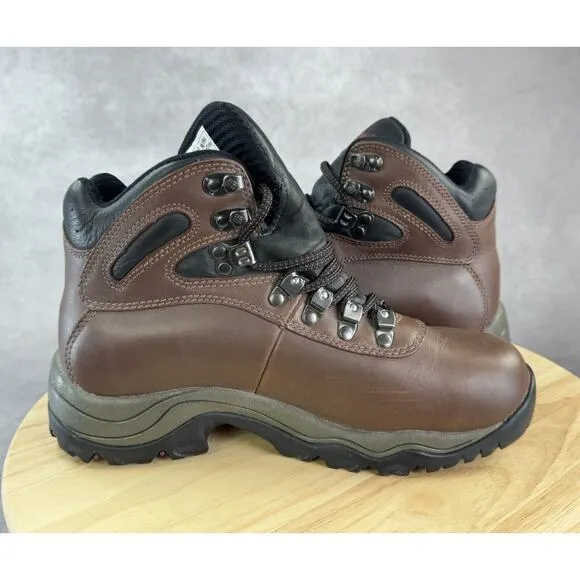 Columbia Titanium Diablo Pass Boots Brown Goretex Waterproof Women Size 8