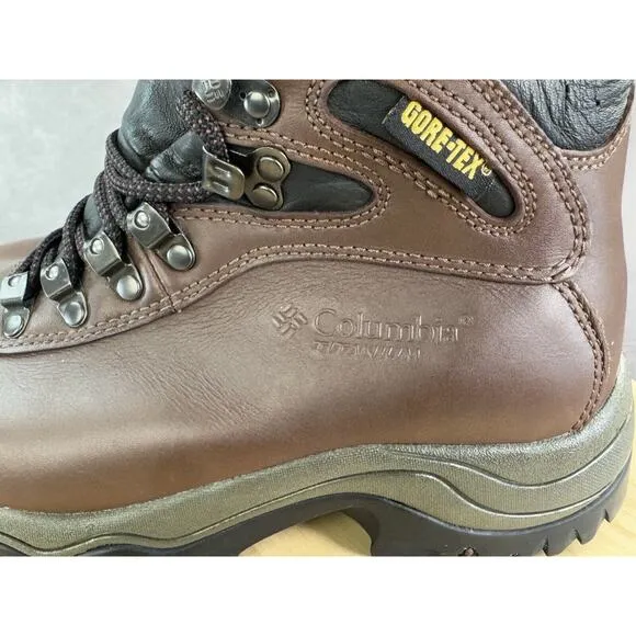 Columbia Titanium Diablo Pass Boots Brown Goretex Waterproof Women Size 8