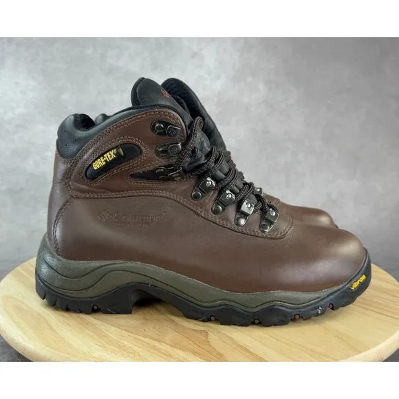 Columbia Titanium Diablo Pass Boots Brown Goretex Waterproof Women Size 8