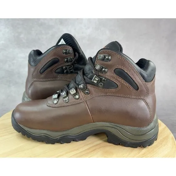 Columbia Titanium Diablo Pass Boots Brown Goretex Waterproof Women Size 8