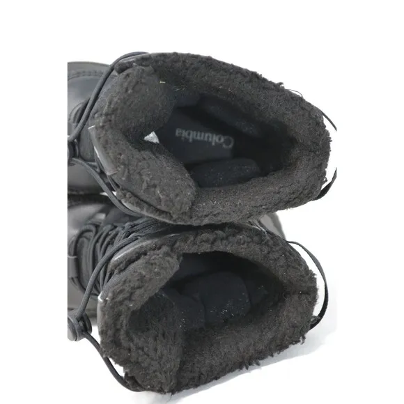 Columbia Waterproof‎ Boots Youth 5 Bugaboot Celsius Black Lace Up BY4430-010