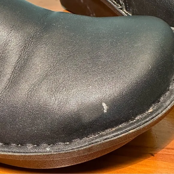 Comfy Black Alegria Nonslip Slip-Ons ~ 42