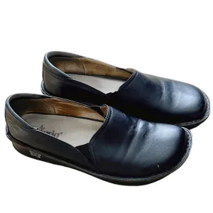 Comfy Black Alegria Nonslip Slip-Ons ~ 42