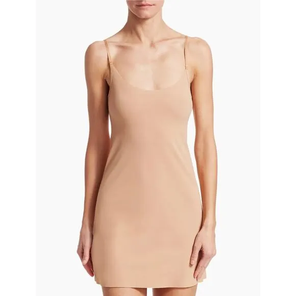 Commando Classic Mini Nude Cami Shapewear Slip Dress Size S/M NWOT