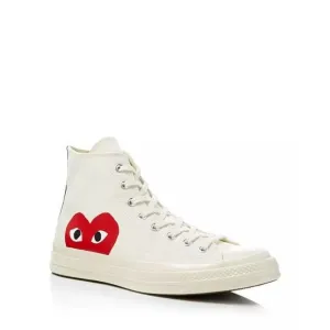 Comme Des Garcons PLAY X Converse Unisex Chuck Taylor High Top Sneakers