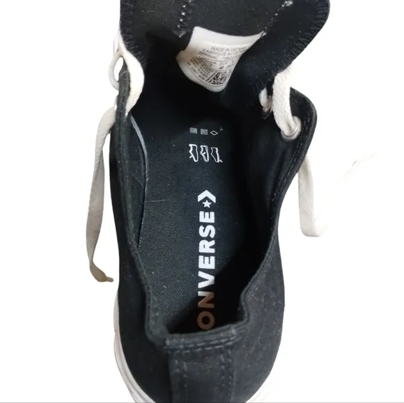 Converse All Star Women's Low 'Runway Cable Braided Lift Platform Chunky Size 9