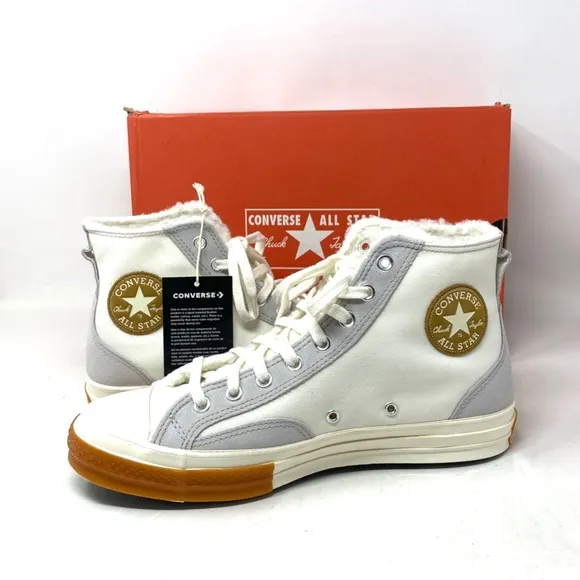 Converse Chuck 70 Sneaker Hi Vintage White Casual Shoes Men Canvas Suede A04409C