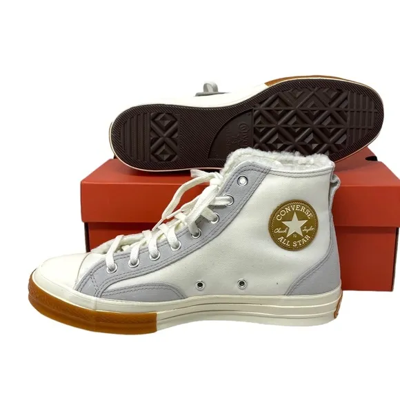 Converse Chuck 70 Sneaker Hi Vintage White Casual Shoes Men Canvas Suede A04409C