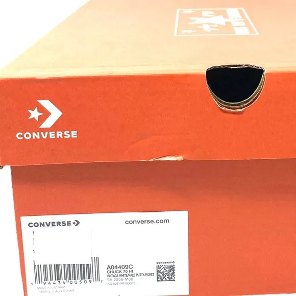 Converse Chuck 70 Sneaker Hi Vintage White Casual Shoes Men Canvas Suede A04409C