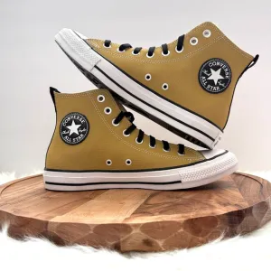 Converse Chuck Taylor All Star Hi Leather Size Men's 7.5 Women's 9.5 Dunes/Cape