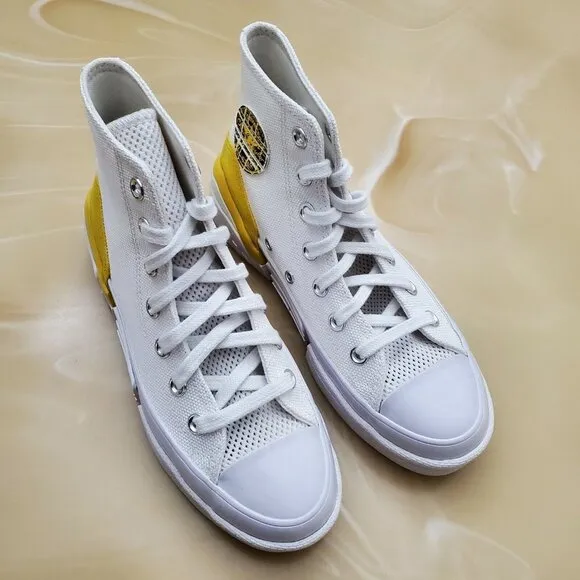 Converse CPX70 White/Speed Yellow High Top Women's Shoes