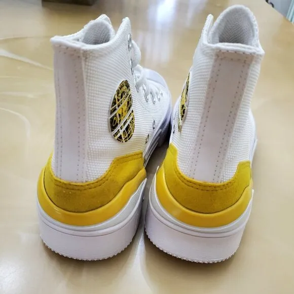Converse CPX70 White/Speed Yellow High Top Women's Shoes