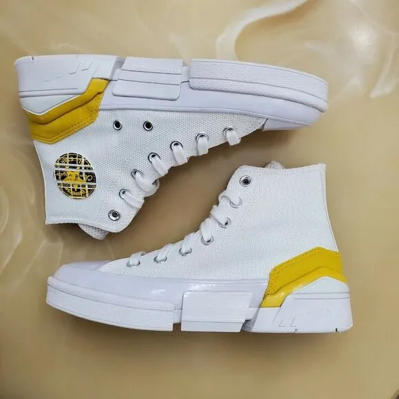 Converse CPX70 White/Speed Yellow High Top Women's Shoes