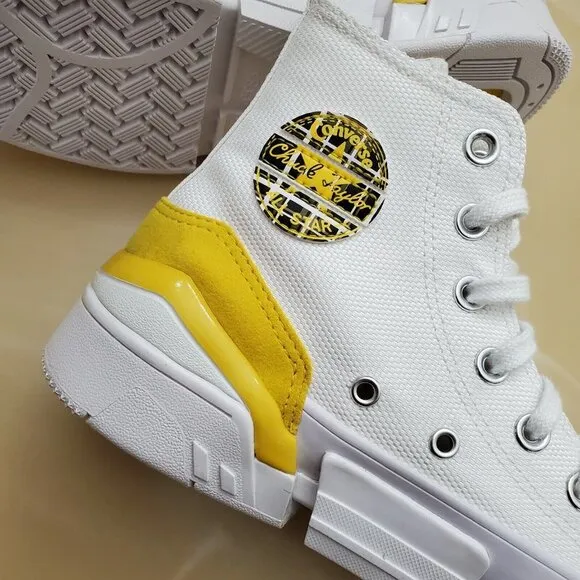 Converse CPX70 White/Speed Yellow High Top Women's Shoes