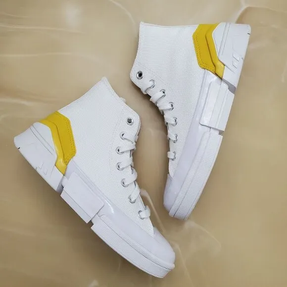 Converse CPX70 White/Speed Yellow High Top Women's Shoes