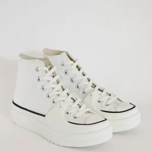 Converse CTAS Construct Vintage White/Black/Egret Sneakers A02832C NWT