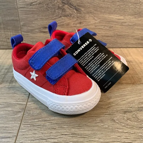 Converse Infant One Star 2V Ox Gym Red Hyper Royal