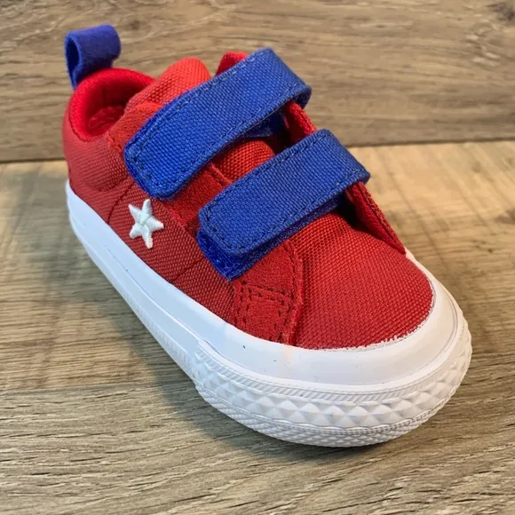 Converse Infant One Star 2V Ox Gym Red Hyper Royal