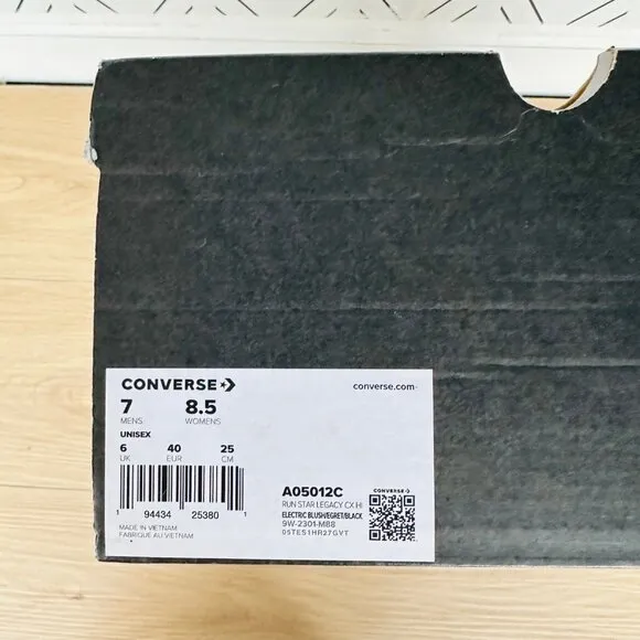 🤩Converse Run Star Hike Legacy CX Hi Sz 7 Mens Shoes Electric Blush A05012C New