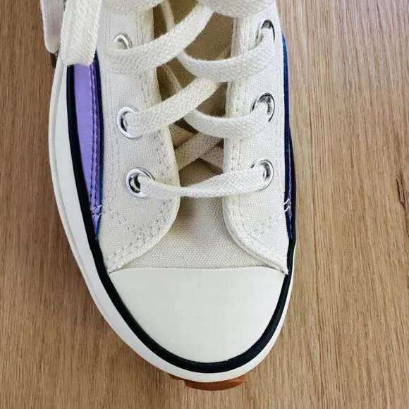 🤩Converse Run Star Hike Womens Shoes Sz 9 Platform Chrome Beige Chunky A09796C