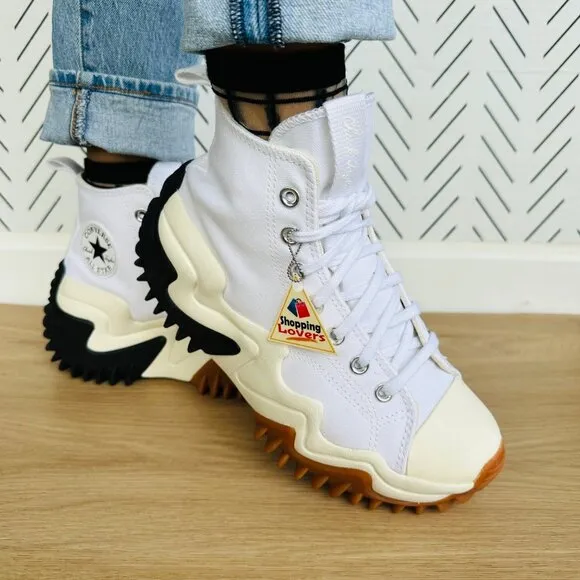 ⭐Converse Women Chunky Shoes 8.5 Run Star Motion CX Platform White 2000s 171546C